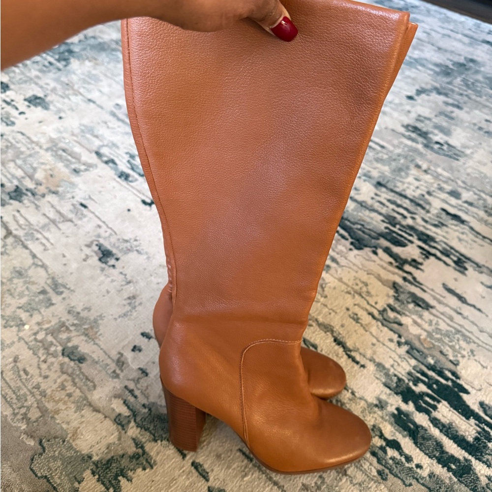 Kenneth Cole Tan Heeled Boots - Genuine Leather